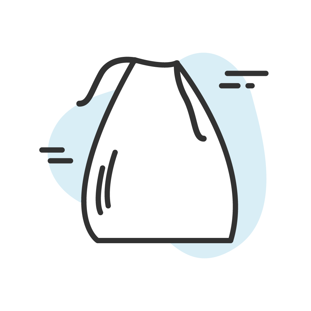 LDPE-Kordelzugbeutel