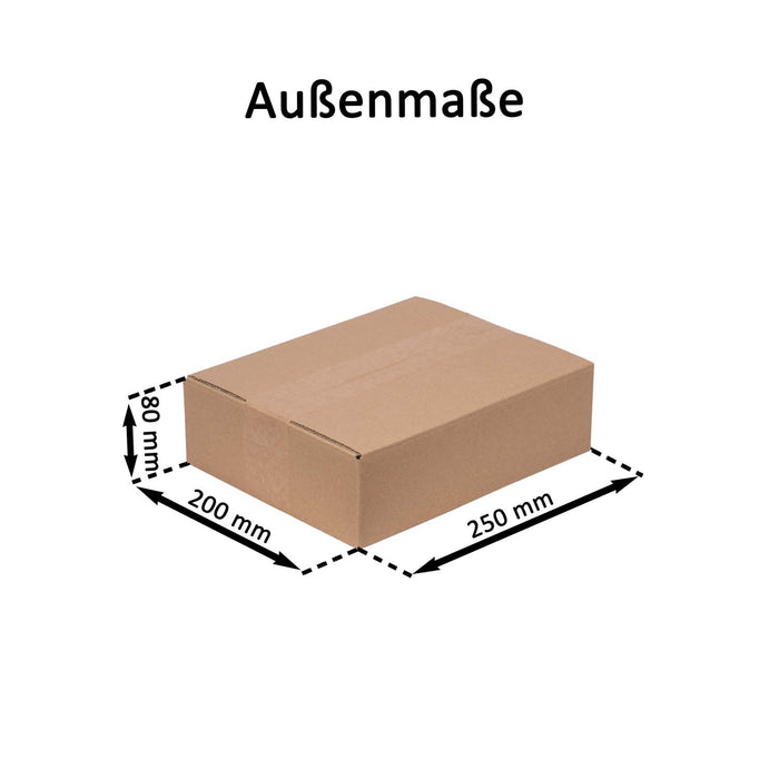 WF1-25-20-8 Karton 250x200x80 mm einwellig (6)