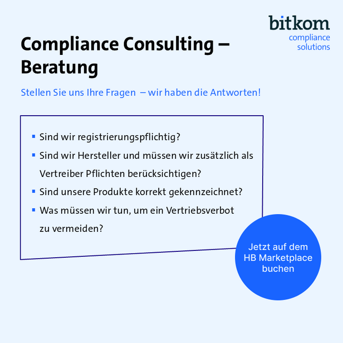Compliance Check für Händler von Batterien & Elektrogeräten