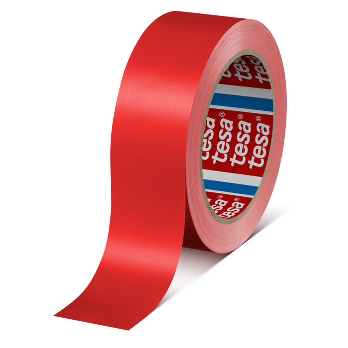 tesa® PVC-Film 60404 rot 66 m x 19 mm