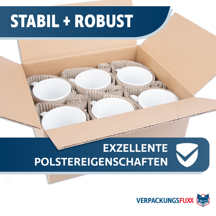 Rollenwellpappe 1-wellig 20 cm x 70 m