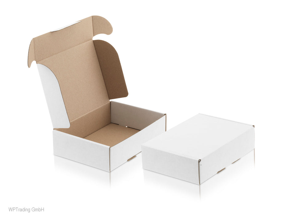 Maxibriefkarton 180x130x45 mm, weiß