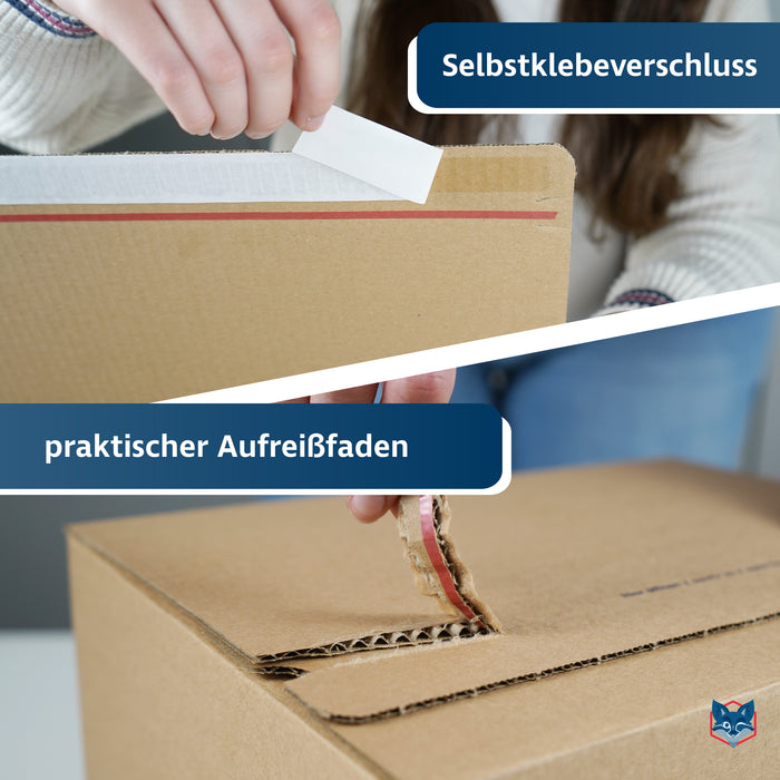 Automatikboden Karton 170 x 135 x 80 mm mit SK-Verschluss Kleinpaket