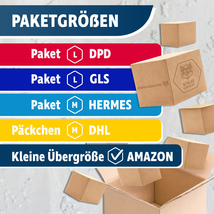 Faltkarton 580 x 280 x 150 mm, 1-wellig, braun, Versandkarton