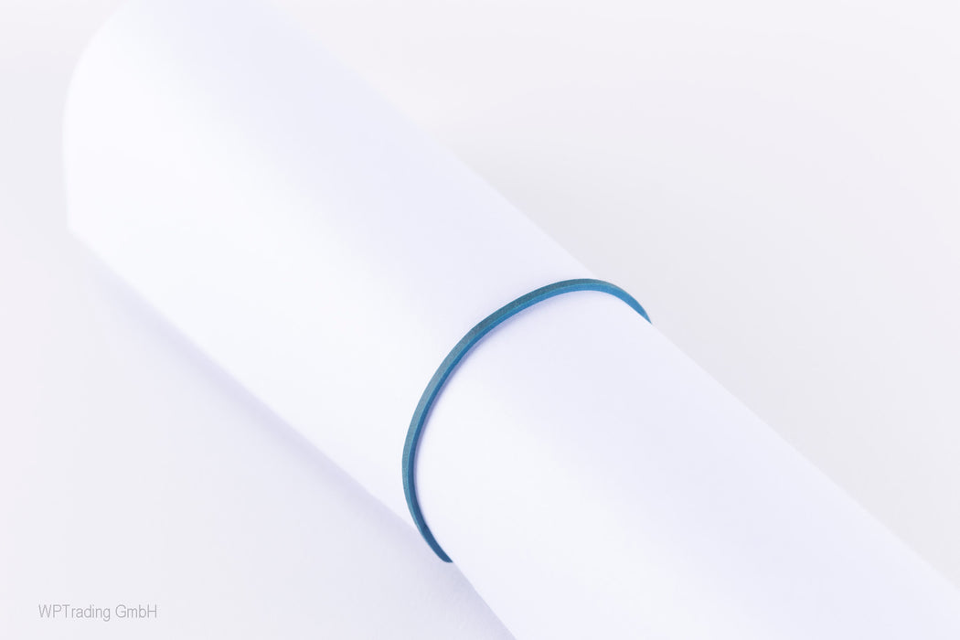 Gummiringe, Ø 30 mm, blau, 1 mm breit