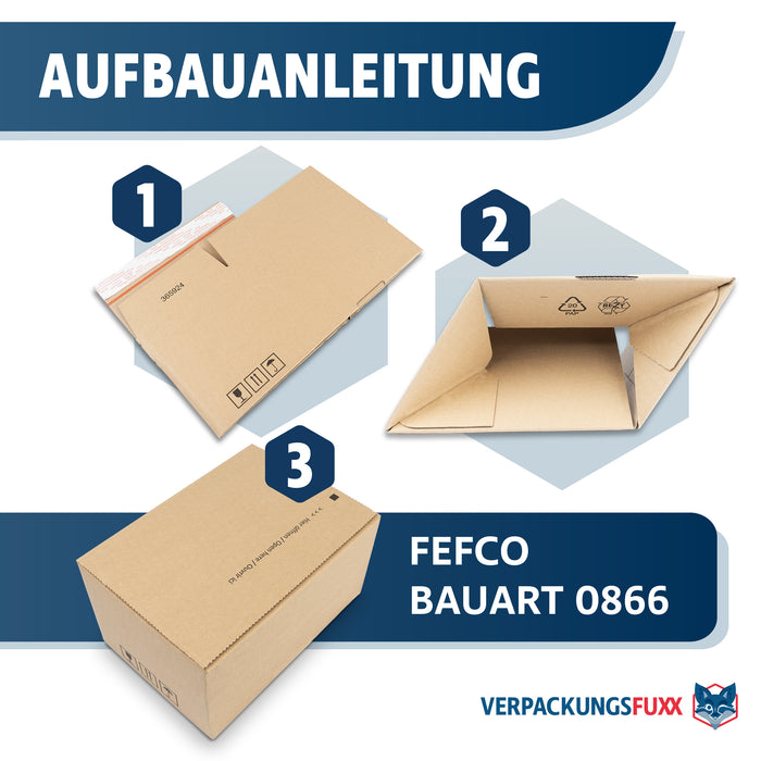 Automatikboden Karton 219 x 159 x 119 mm mit SK-Verschluss