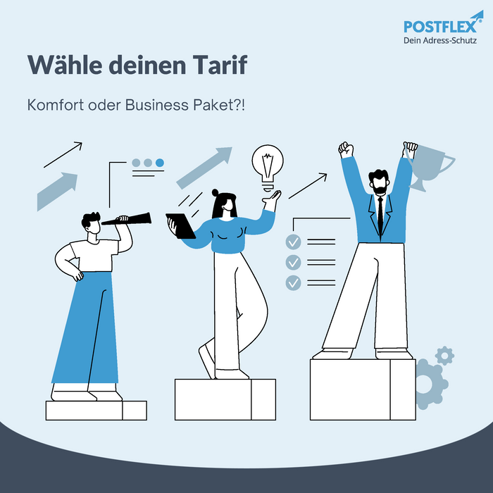 Postflex – Postanschrift & Adressschutz für Impressum