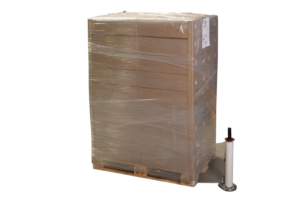 Super Sparset, 6x Recycling-Handstretchfolie + Profi Abwickler, 1.800 lfm, 17my, transparent, 500mm breit