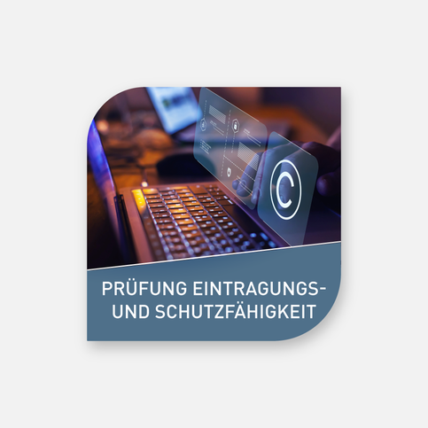 Prüfung Eintragungs- und Schutzfähigkeit