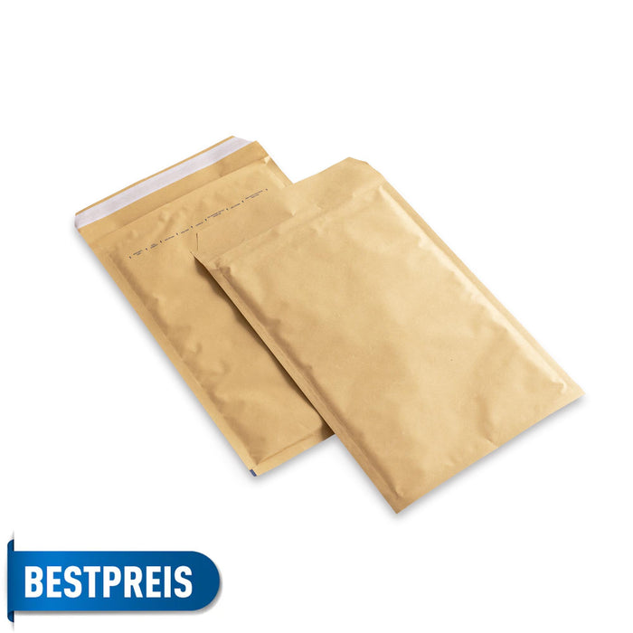 Luftpolster-Versandtasche 230x340 mm  - G/7 - DIN A4+ - braun vom Händlerbund