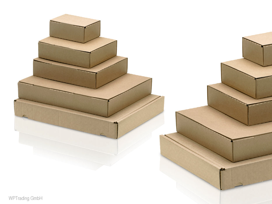 Maxibriefkarton 350x250x50 mm, weiß