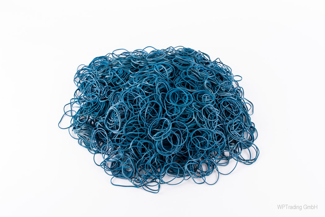 Gummiringe, Ø 20 mm, blau, 1 mm breit