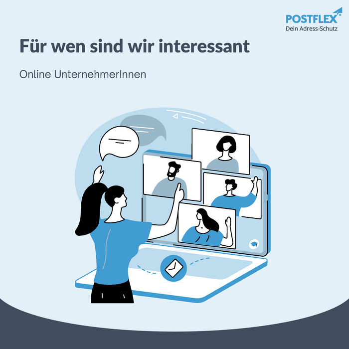 Postflex – Postanschrift & Adressschutz für Impressum