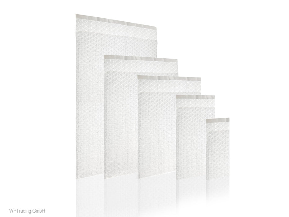 Luftpolsterbeutel mit Verschluss 250 x 250 mm, 70 my