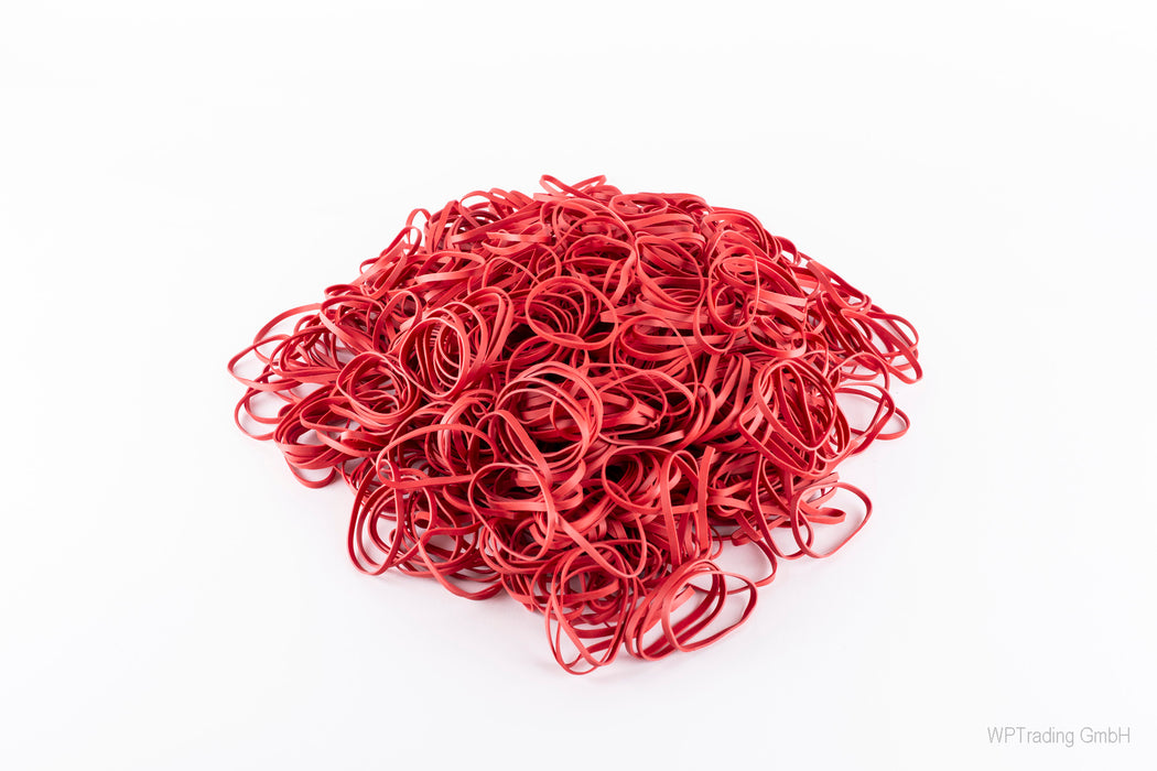 Gummiringe, Ø 120 mm, rot, 1 mm breit