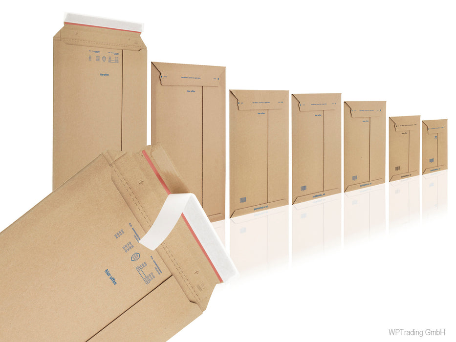 Wellpapp-Versandtaschen 370 x 540 mm (SW80)