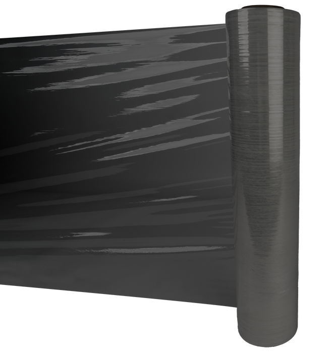 Stretchfolie 50 cm x 270 m schwarz 20 µ von VERPACKUNGSFUXX